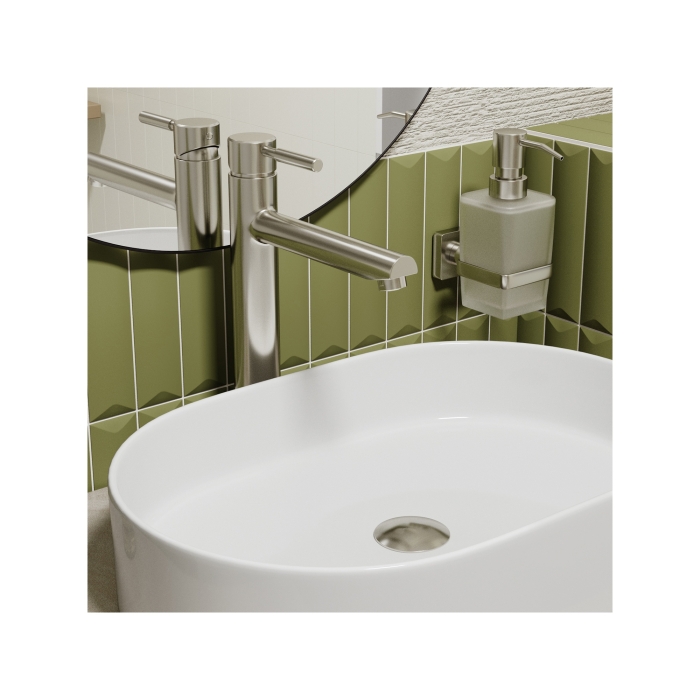 Смеситель для раковины высокий 4203H WasserKraft Wern 4200, Никель