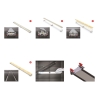 Душевой лоток 095039 Berges водосток напольный С1 Norma 80 см, нержавеющая сталь, матовый черный, S-сифон D50/110 вертикальный