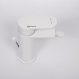 Смеситель для биде 8506 WasserKraft Mindel 8500, Белый Матовый, С ДОННЫМ КЛАПАНОМ