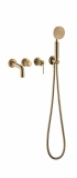 Смеситель для ванны встраиваемый 174-3-BR Boheme Eterna Bronze, Бронза, С ДУШЕВЫМ НАБОРОМ