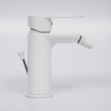 Смеситель для биде 8506 WasserKraft Mindel 8500, Белый Матовый, С ДОННЫМ КЛАПАНОМ