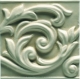Декор VO08 Ceramiche Grazia Essenze Voluta Felce Craquele 13x13