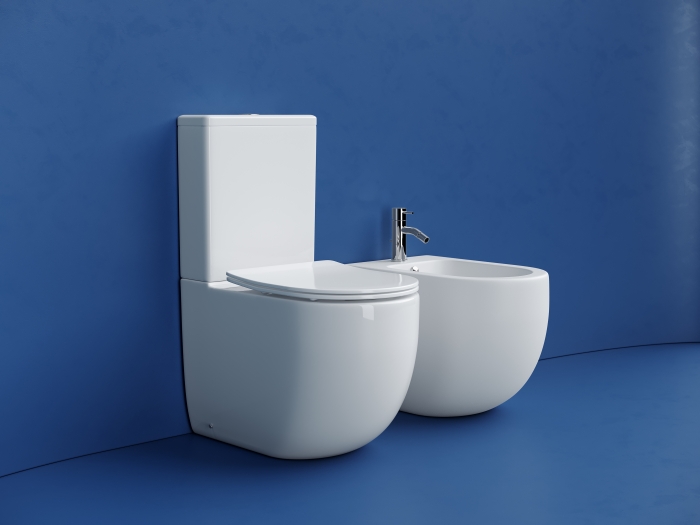 Унитаз напольный CN4001T Ceramica Nova Metropol, Белый, СМЫВ ТОРНАДО