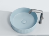 Раковина круглая накладная CN6057ML Ceramica Nova Element, Голубой Матовый