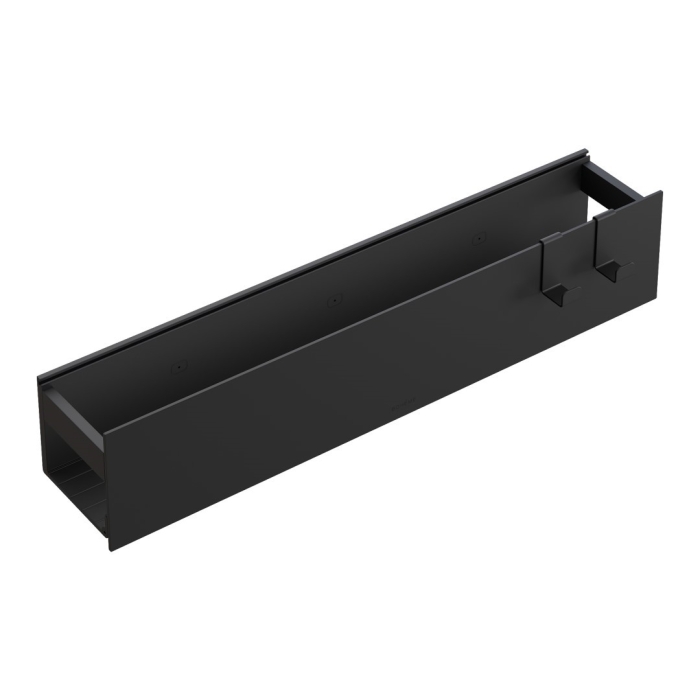 Полка настенная 60 см. 10966-B Boheme Space Black, Черный, + 2 КРЮЧКА