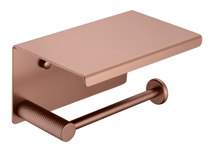 Бумагодержатель 10971-BRB Boheme Uno Brushed Bronze, Бронза Брашированная, С КРЫШКОЙ