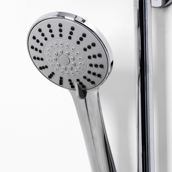 Душевая стойка с смесителем и изливом Wasserkraft A16601, Хром