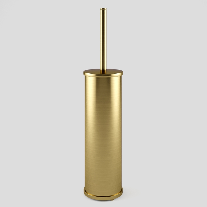Ершик для унитаза напольный K-1027 BRUSHED GOLD  WasserKraft