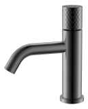 Смеситель для раковины 121-GM Boheme Stick Gun Metal, Графит, C РУЧКОЙ DIAMOND
