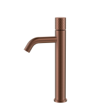 Смеситель для раковины высокий 122-BRB Boheme Stick Brushed Bronze, Бронза Брашированная, С РУЧКОЙ DIAMOND