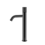 Смеситель для раковины высокий 122-GM.4 Boheme Stick Gun Metal, Графит, С РУЧКОЙ SPIRALE