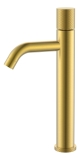 Смеситель для раковины высокий 122-MG.2 Boheme Stick Matt Gold, Матовое Золото, С РУЧКОЙ TOUCH