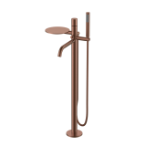 Смеситель для ванны напольный 129-BRB Boheme Stick Brushed Bronze, Бронза Брашированная, С РУЧКОЙ DIAMOND И ВНУТРЕННЕЙ ЧАСТЬЮ