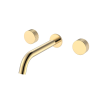 Смеситель встраиваемый на 3 отверстия для раковины 152-2-G.3 Boheme Stick Gold, Золото, С РУЧКОЙ LINEA И ВНУТРЕННЕЙ ЧАСТЬЮ