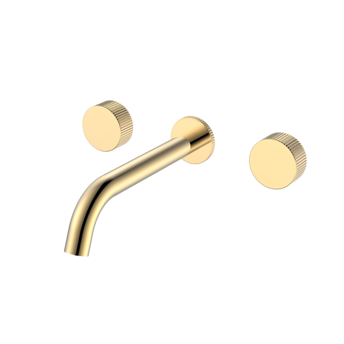 Смеситель встраиваемый на 3 отверстия для раковины 152-2-G.3 Boheme Stick Gold, Золото, С РУЧКОЙ LINEA И ВНУТРЕННЕЙ ЧАСТЬЮ