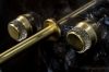 Смеситель встраиваемый на 3 отверстия для раковины 152-2-MG-A Boheme Aura Matt Gold, Матовое Золото, С ВНУТРЕННЕЙ ЧАСТЬЮ