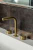 Смеситель на 3 отверстия для раковины 152-MG-PR Boheme Prestige Matt Gold, Золото Матовое