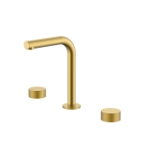 Смеситель для раковины на 3 отверстия 152-MG.2 Boheme Stick Matt Gold, Золото Матовое, С РУЧКОЙ TOUCH