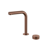 Смеситель для раковины автоматический на 2 отверстия 158-BRB Boheme Tech Brushed Bronze, Бронза Брашированная