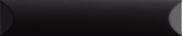Настенная плитка Ava Up Cuscino Black Glossy 5x25