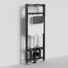 Инсталляция для унитаза 15TLT.010.ME.MB04 WasserKraft Alme 15, С КНОПКОЙ СМЫВА