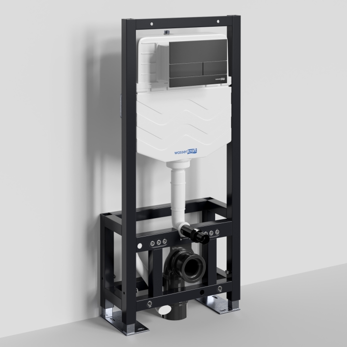 Инсталляция для унитаза 61TLT.010.ME.MB04 WasserKraft Dill 61, С КНОПКОЙ СМЫВА
