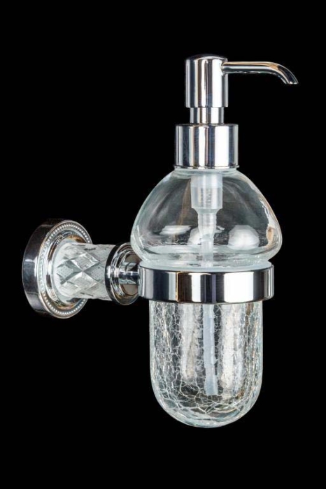 Диспенсер настенный 10912-CRST-CH Boheme Murano Cristal Chrome, Хром