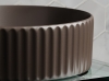 Раковина круглая накладная CN6057MDB Ceramica Nova Element, Темно-Коричневый Матовый