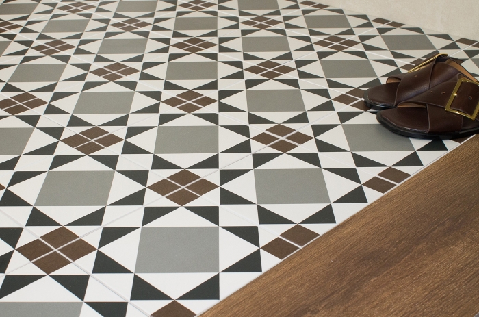 Керамогранит 8016 Smile Tile Эклектика, Бристоль 20x20