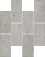 Мозаика 610110001213 Italon Avantgarde Silver Mini Brick Naturale 23,7x29,5