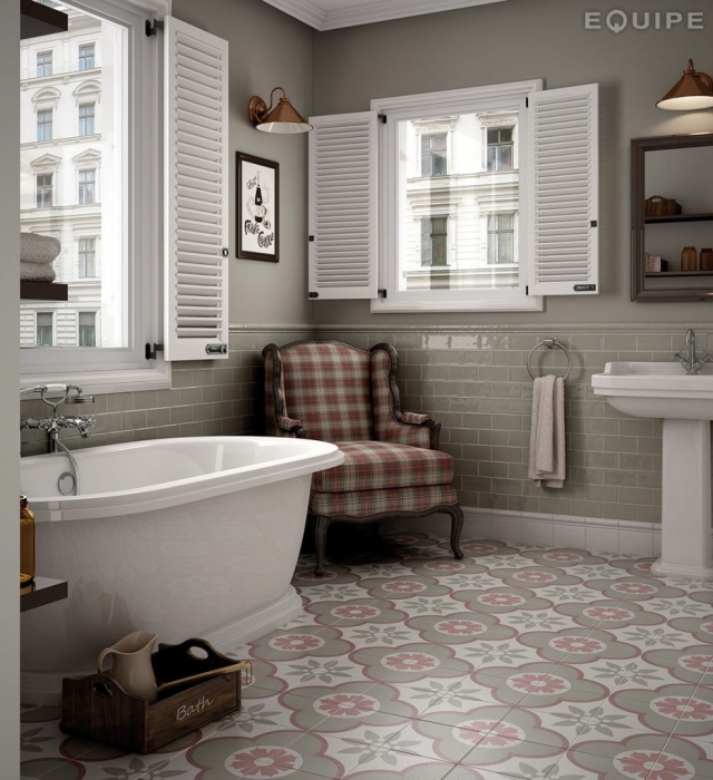 Керамогранит Equipe Caprice Deco Flower Pastel 20x20