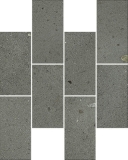 Мозаика 610110001215 Italon Avantgarde Black Mini Brick Naturale 23,7x29,5