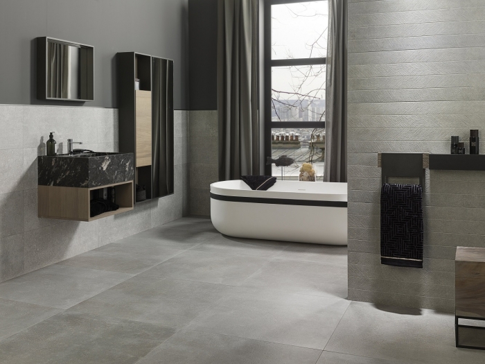 Настенная плитка Porcelanosa Bottega Acero Spiga 45x120