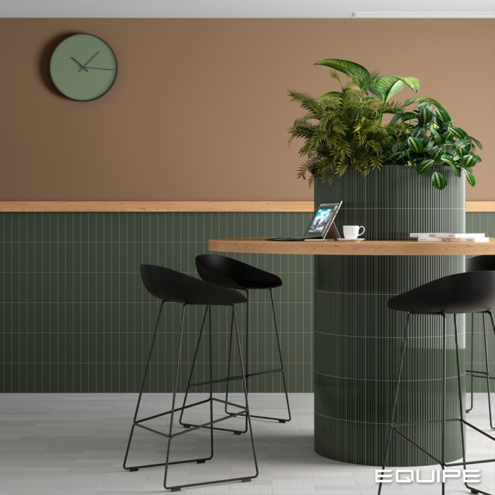 Настенная плитка Equipe Costa Nova Onda Laurel Green Glossy 5x20