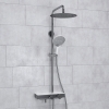 Душевая стойка с термостатическим смесителем A113.116.059.CH Thermo Wasserkraft Aller 1060WHITE, Белый/Хром