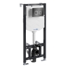 Инсталляция для унитаза 10TLT.010.ME.PB01 WasserKraft Aller 10, С КНОПКОЙ СМЫВА