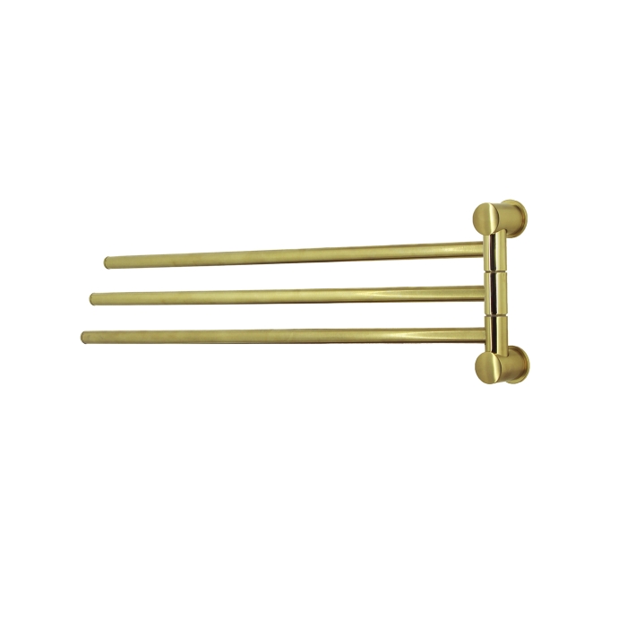 Держатель полотенец тройной K-1033 Brushed Gold WasserKraft