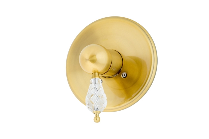 Смеситель встроенный 305-CRST Boheme Crystal Bronze, Бронза, С КРИСТАЛЬНЫМИ РУЧКАМИ