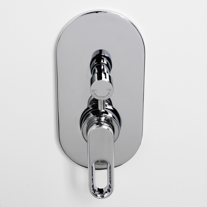 Смеситель встроенный 1841 WasserKraft Kammel 1800, Хром, С ВНУТРЕННЕЙ ЧАСТЬЮ
