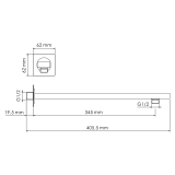 Смеситель встроенный A3151.269.270.090.116.271.087.103 WasserKraft Weida 3100, Хром, С ВНУТРЕННЕЙ ЧАСТЬЮ, С ВЕРХНИМ ДУШЕМ, С ДУШЕВЫМ НАБОРОМ
