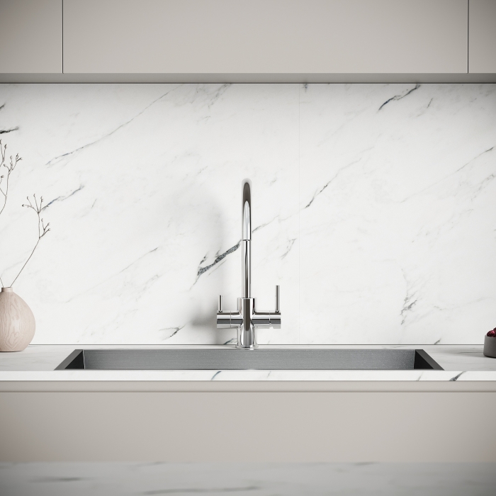 Смеситель для кухни SC4012CH Sancos Taper, Хром, С КАНАЛОМ ДЛЯ ФИЛЬТРОВАННОЙ ВОДЫ