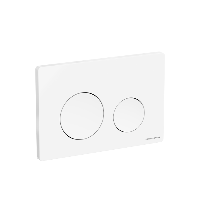 Кнопка смыва CN12-001W Ceramica Nova Balance Circle, Белый Глянец