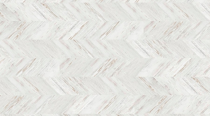 Замковый пробковый пол Corkstyle Chevron White