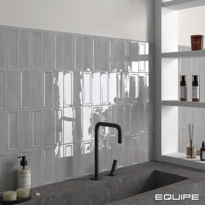 Настенная плитка Equipe Island Frame Silver 6,5x20