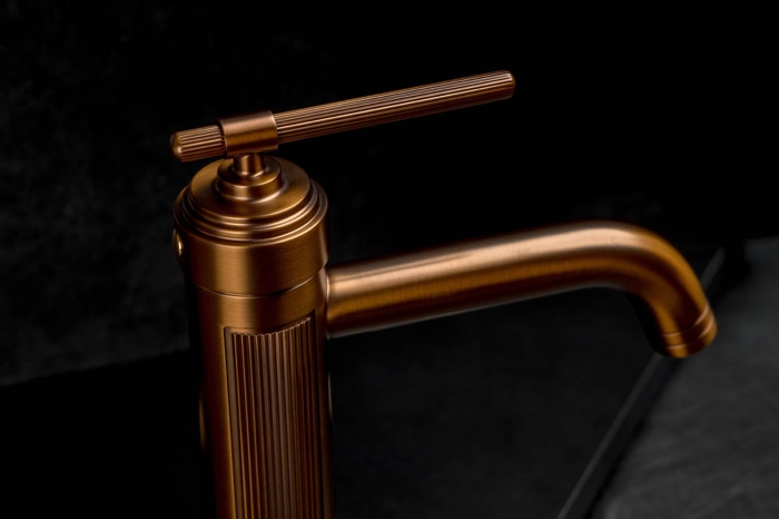 Смеситель для раковины 171-BRB Boheme Eterna Brushed Bronze, Бронза Брашированная