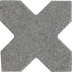 Керамогранит Equipe Elda Cross Graphite 12x12