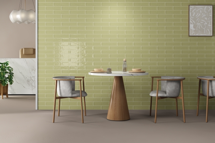 Настенная плитка 7424 Smile Tile Liguria LIME 7,5x30