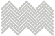 Мозаика LV11264 Living Ceramics Cuit Spike Mosaic Grey Anti-Slip 29,4x43,5