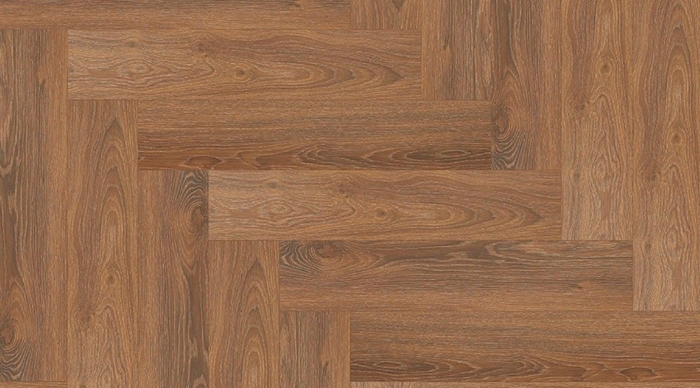 Виниловый пол Floor Factor елочка Tobacco Brown Oak HB15