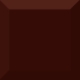 Настенная плитка Absolut Keramika Monocolor Biselado Brillo Marron 10x10